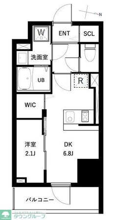 アーバンパーク扇大橋の物件間取画像